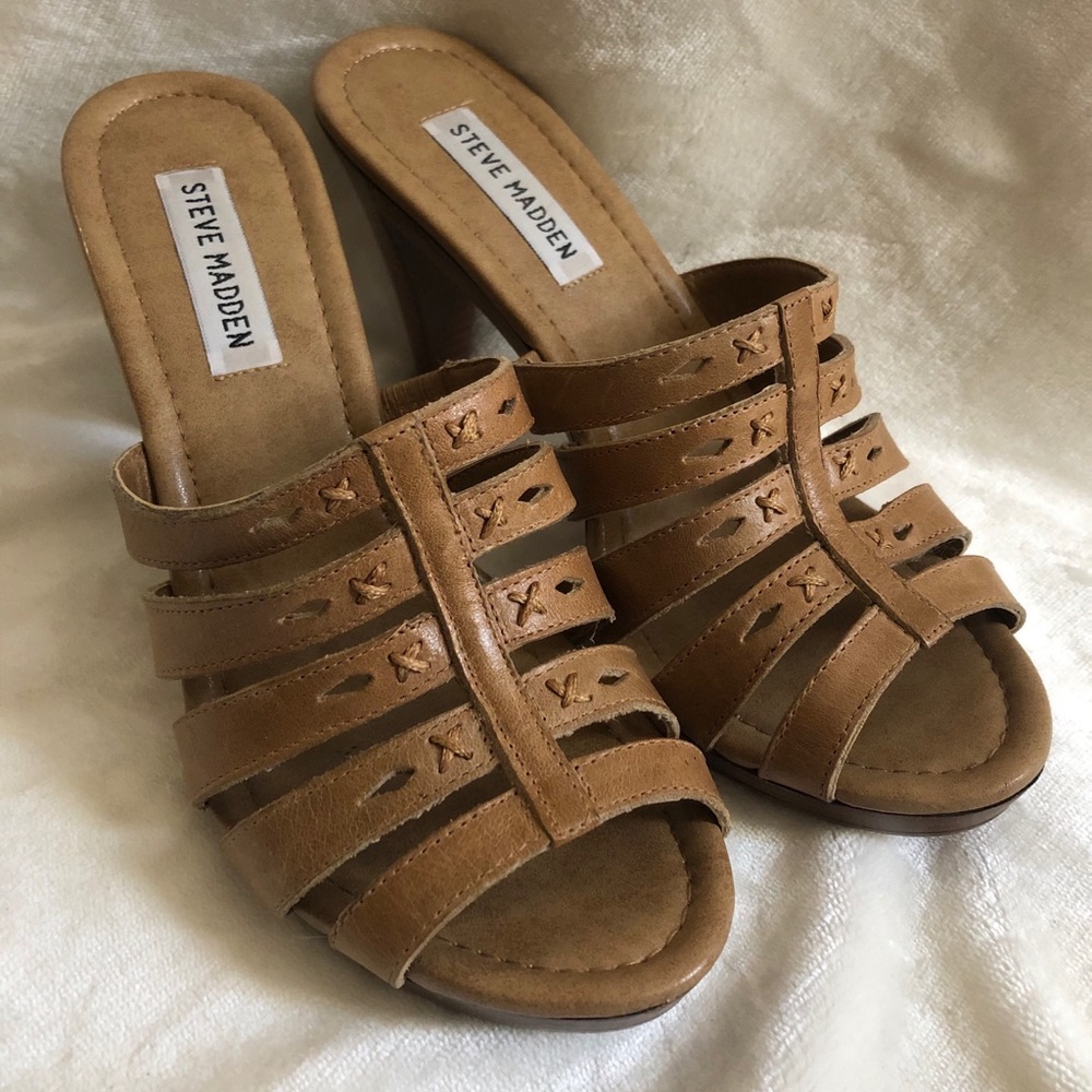 Steve Madden leather heels